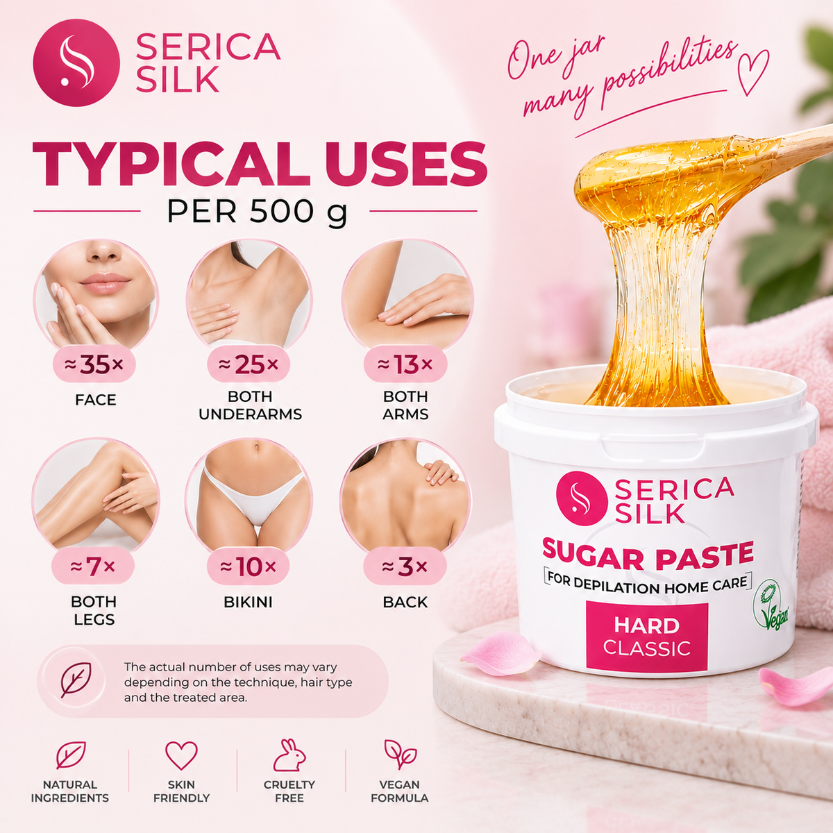 Sugar Paste Wax for Home Care Depilation Hard