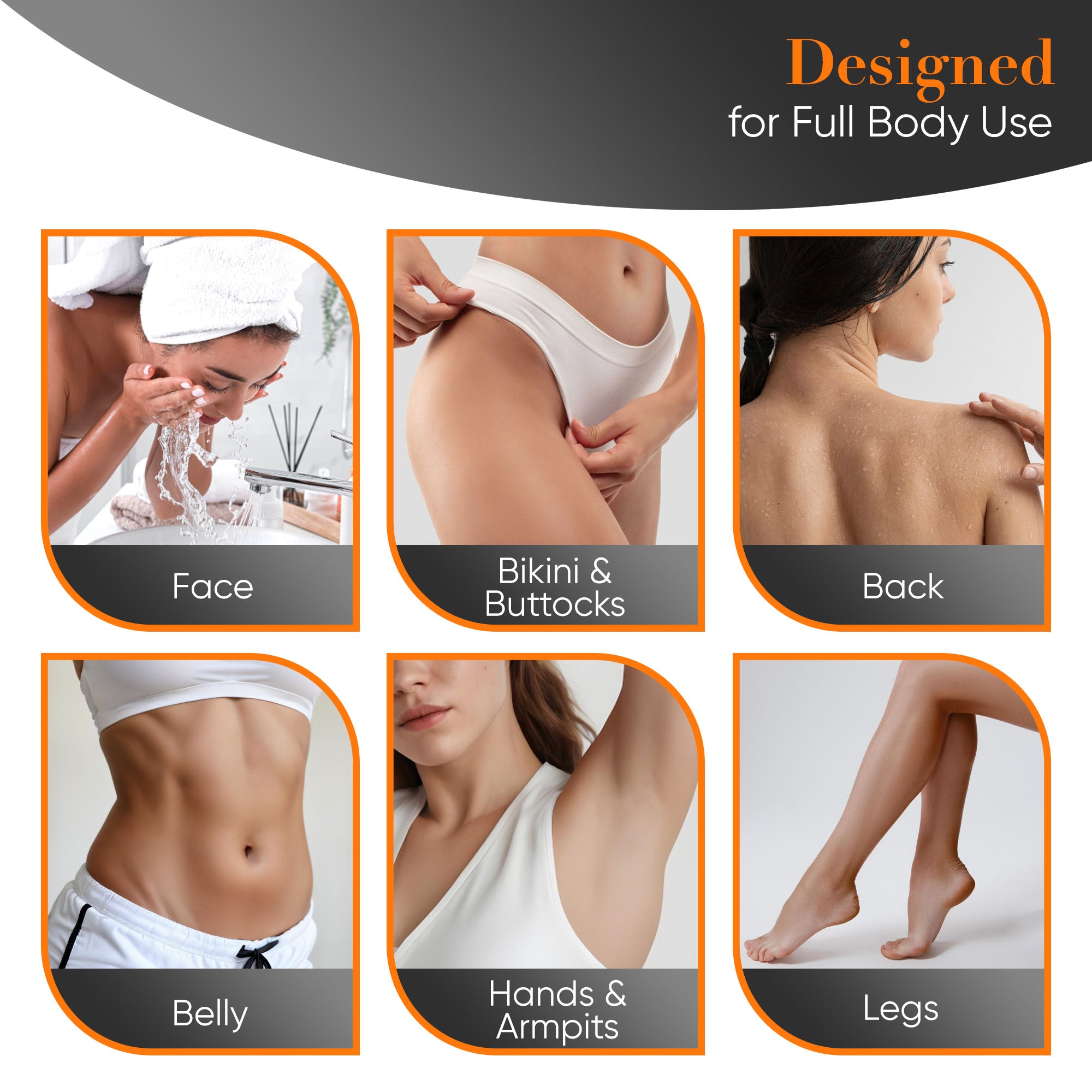 Depilation Powder Kaolin-Based with Activated Charcoal 100g