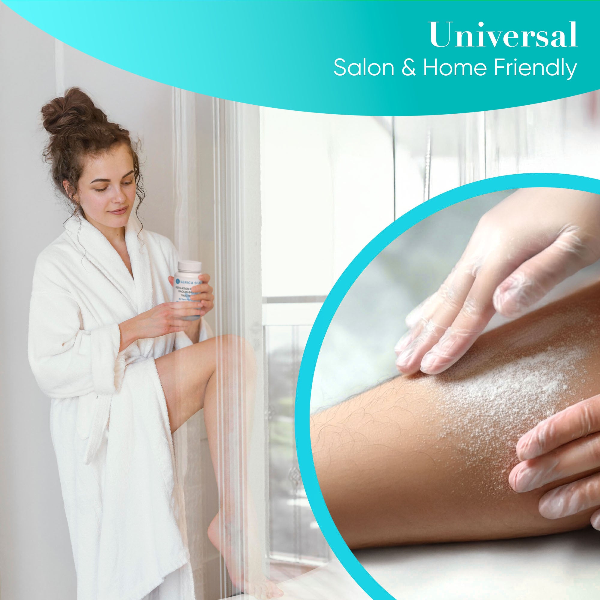 Depilation Powder Kaolin-Based with Menthol 100g