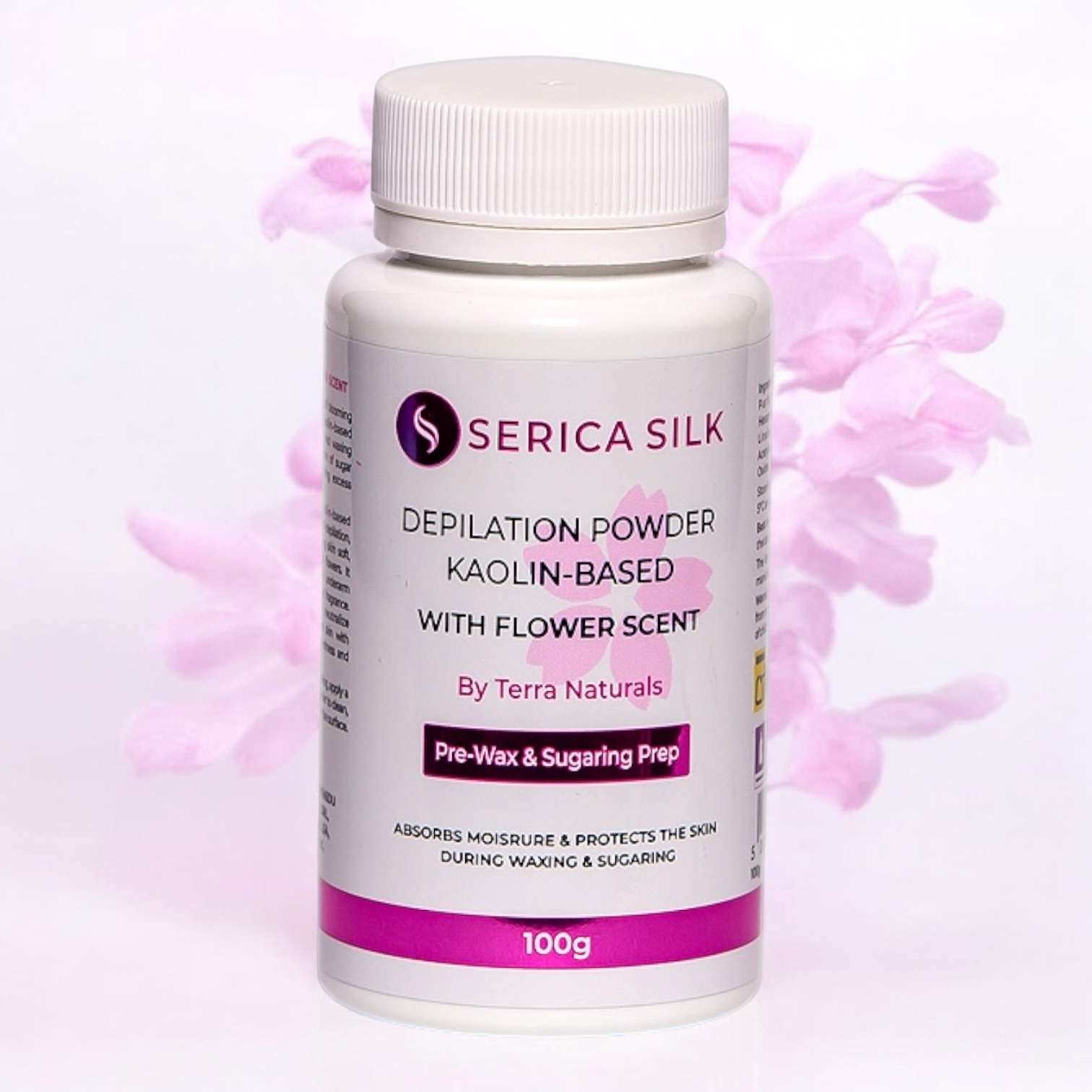 Depilation Powder Kaolin-Based with Flower Skent 100g