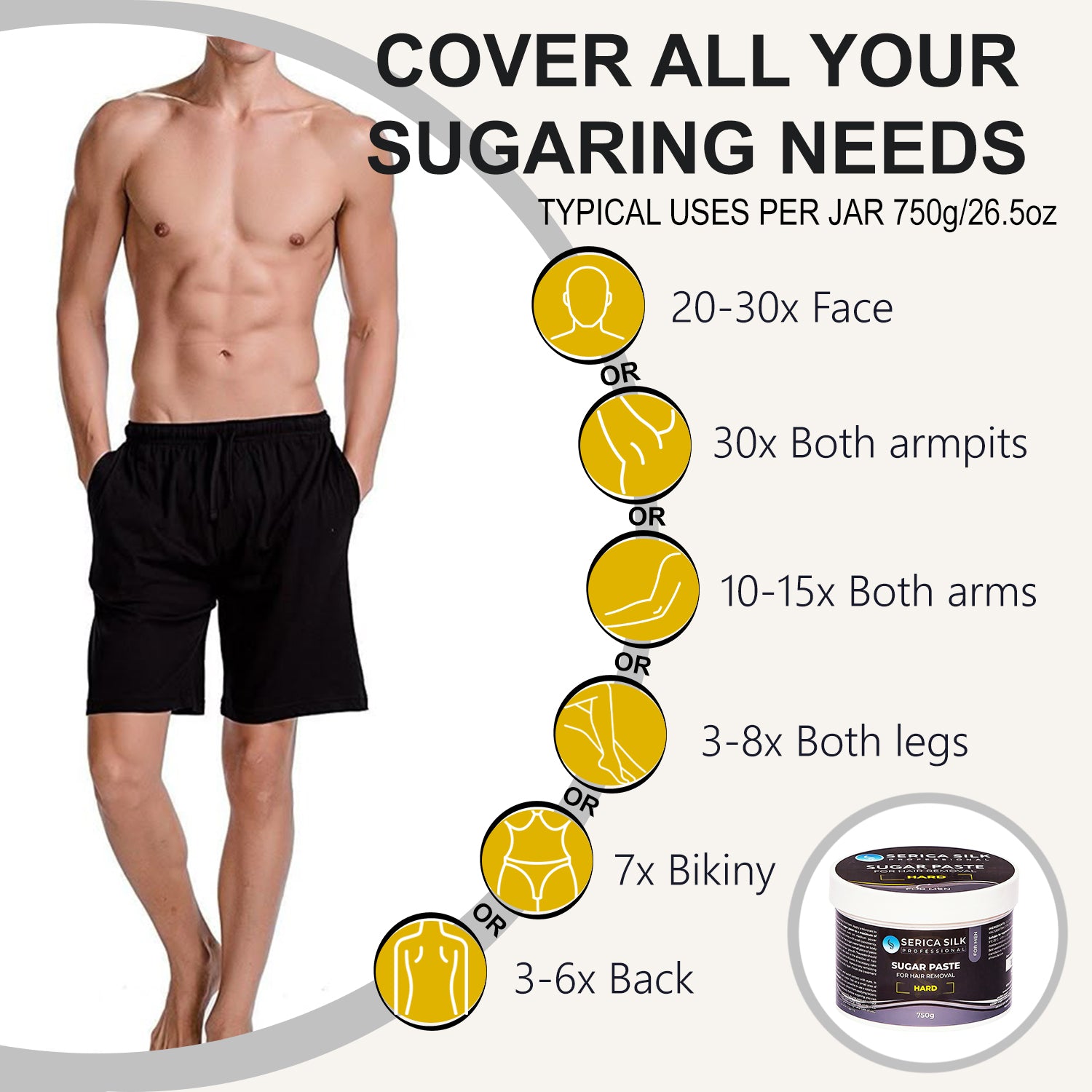 Sugar Paste Hard For Man 750g