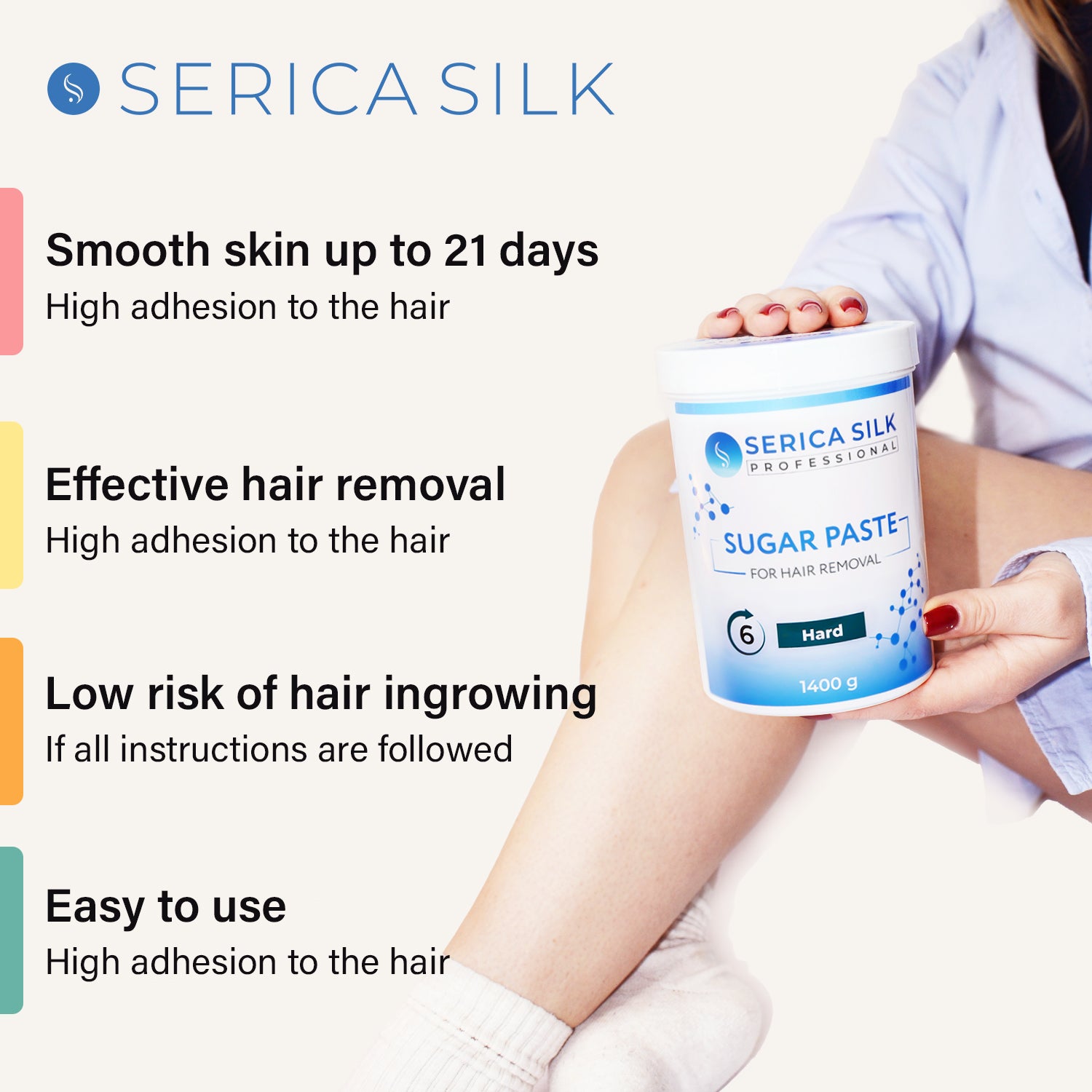 Sugar Paste Wax for Salon Care Depilation Hard