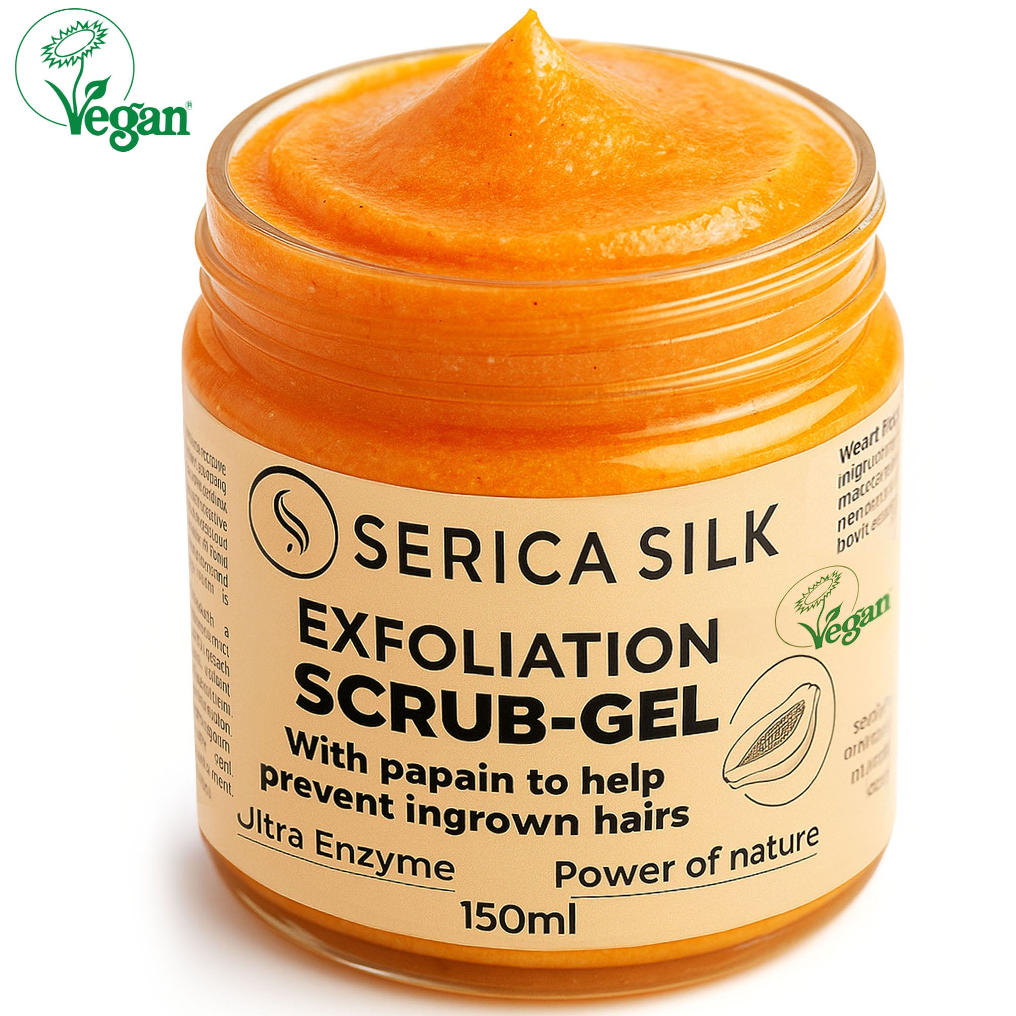 Exfoliation Scrub-Gel with Papain – 150ml