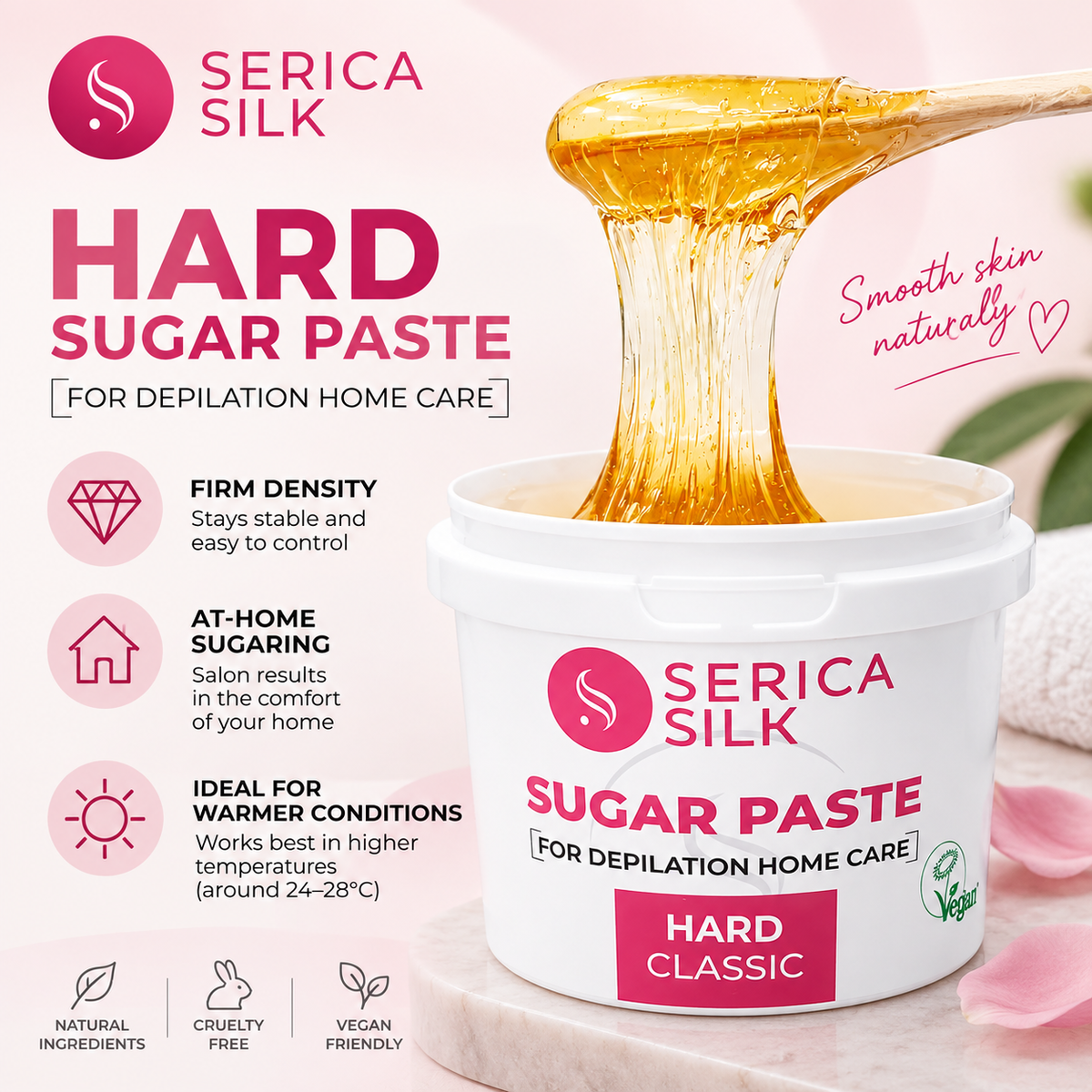 Sugar Paste Wax for Home Care Depilation Hard