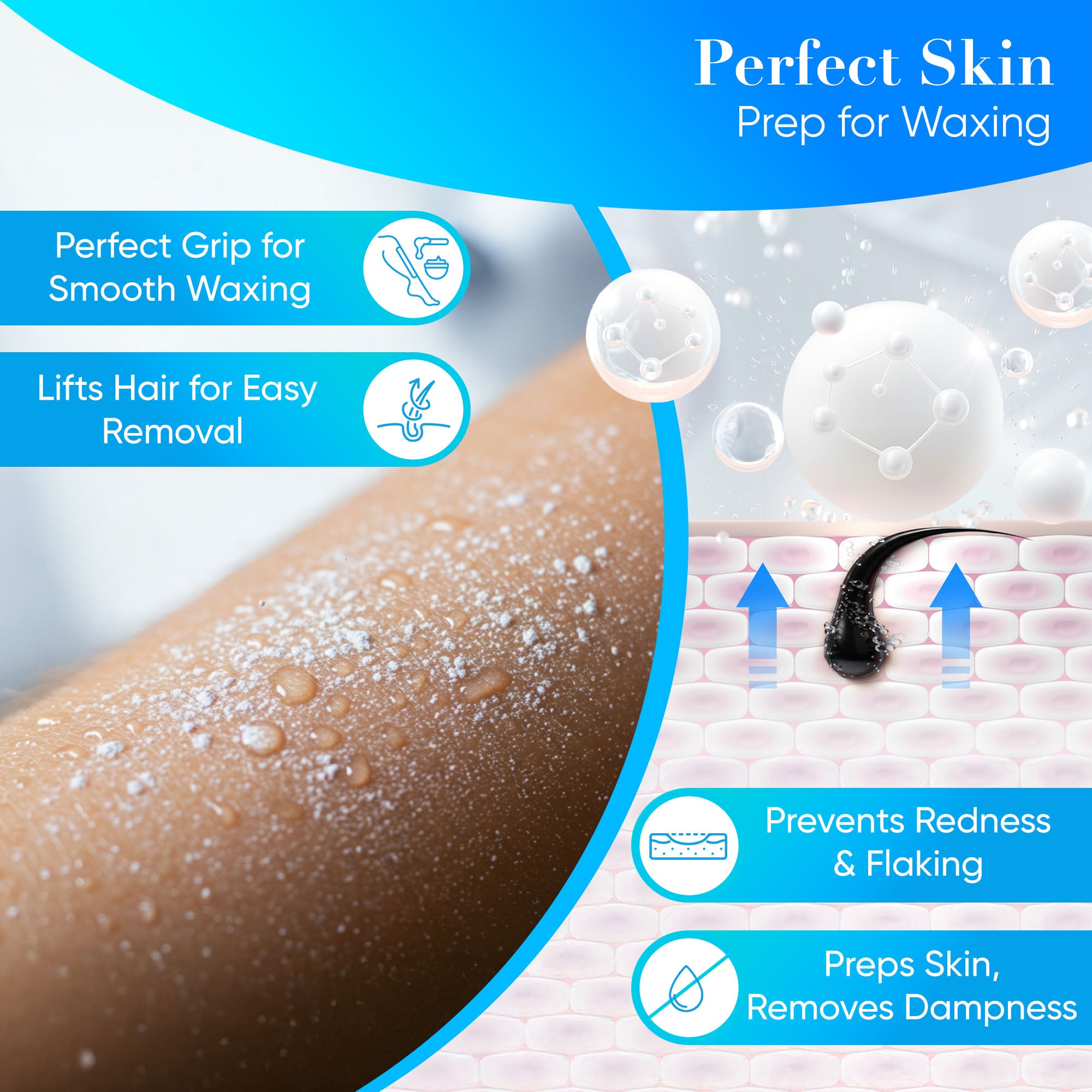 Depilation Powder Kaolin-Based Pre Wax 100g