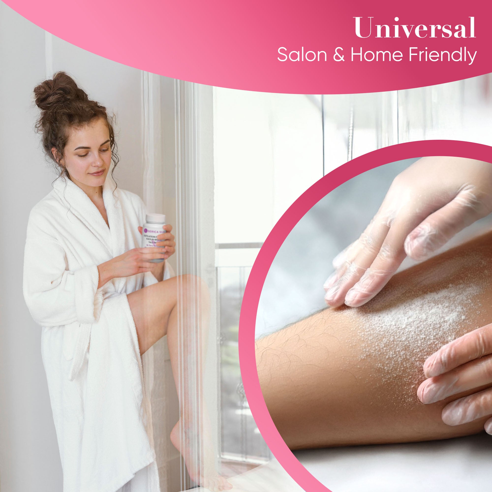 Depilation Powder Kaolin-Based with Flower Scent 100g