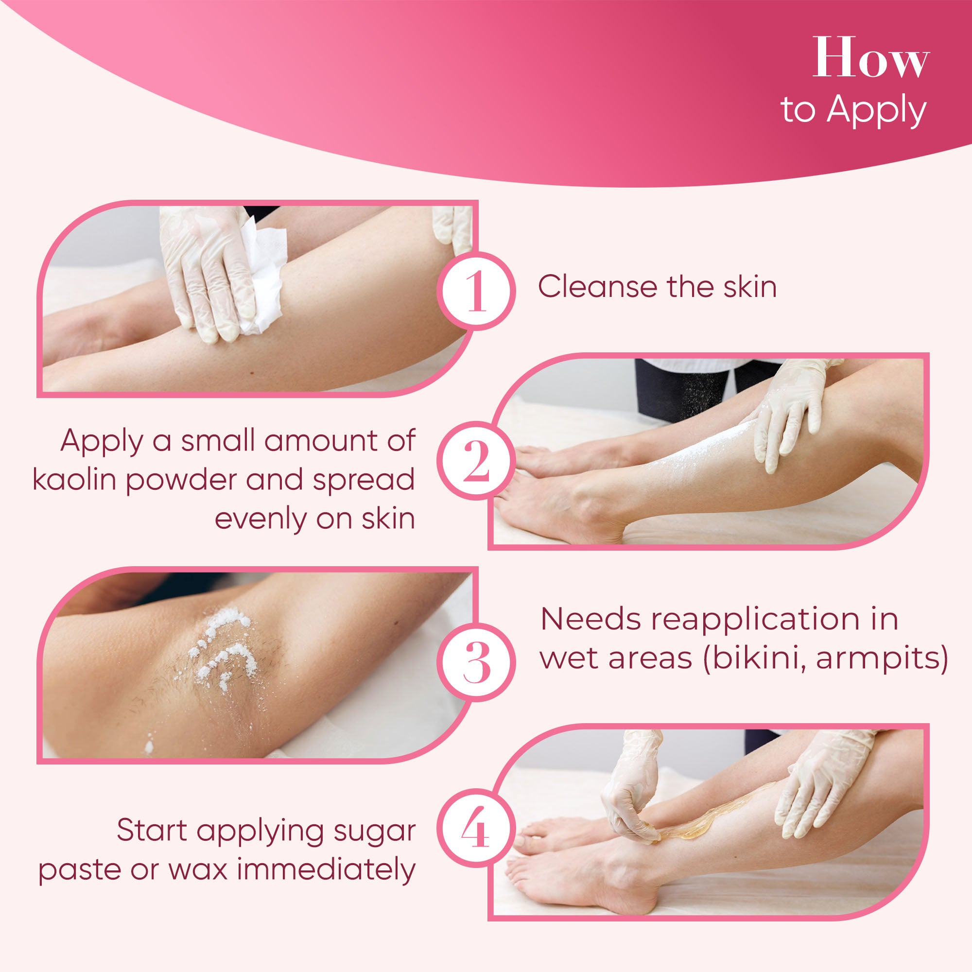 Depilation Powder Kaolin-Based with Flower Scent 100g