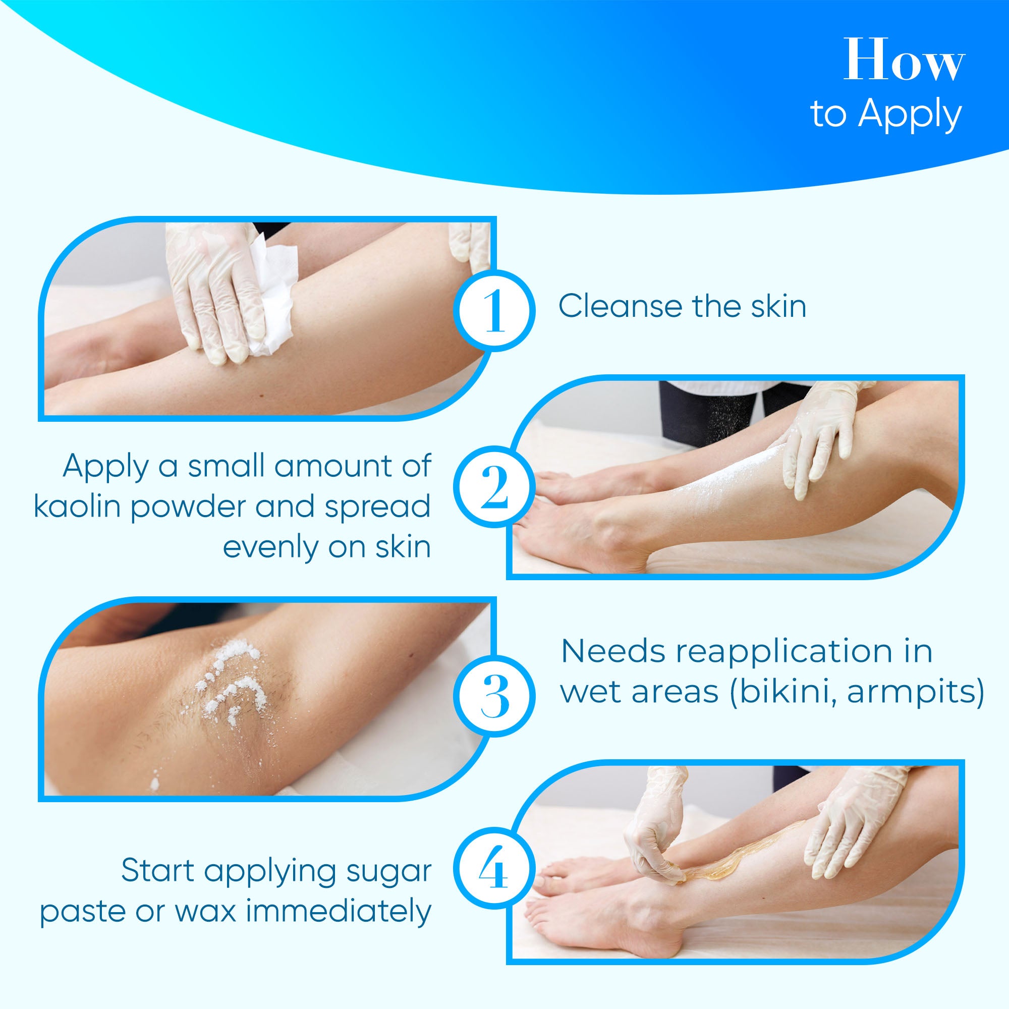 Depilation Powder Kaolin-Based Pre Wax 100g